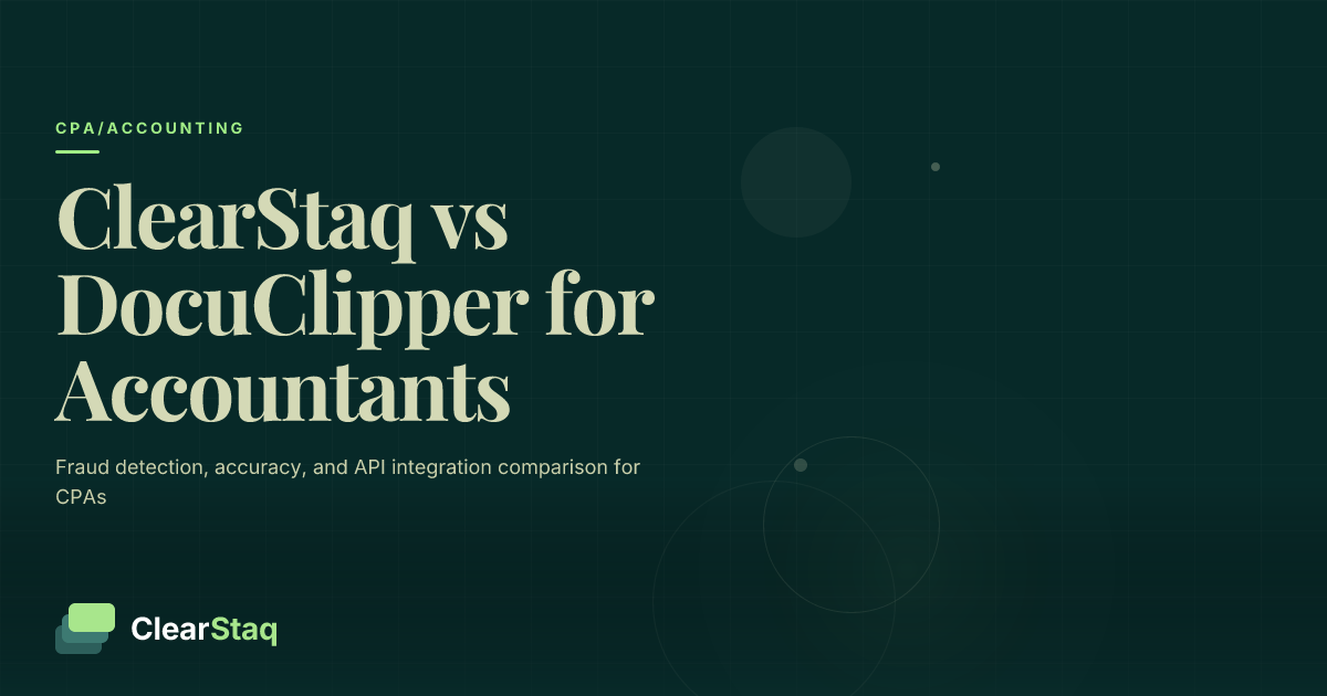 ClearStaq vs DocuClipper: Which Bank Statement Tool Is Best for Accountants?