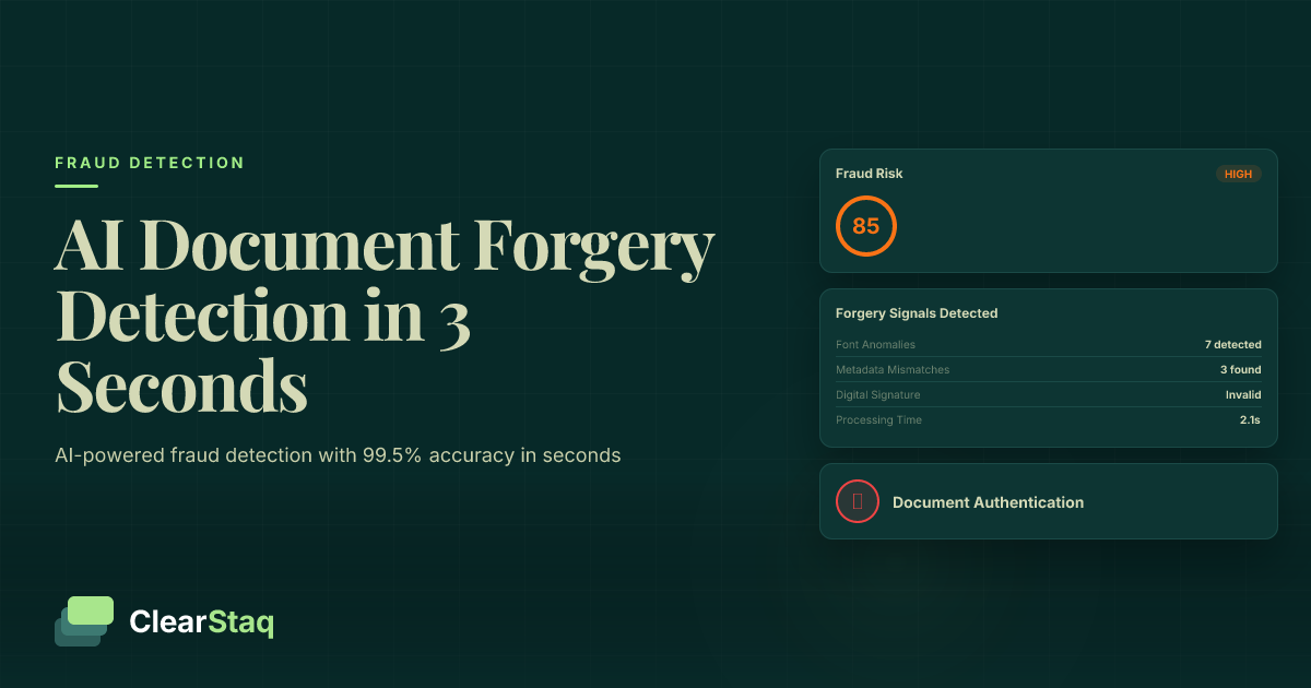 Document Forgery Detection: How AI Spots Altered PDFs in Under 3 Seconds
