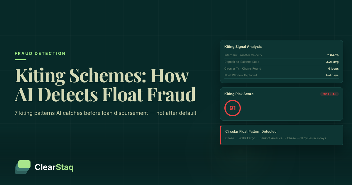 Kiting Schemes in Business Banking: How AI Detects Float-Based Fraud